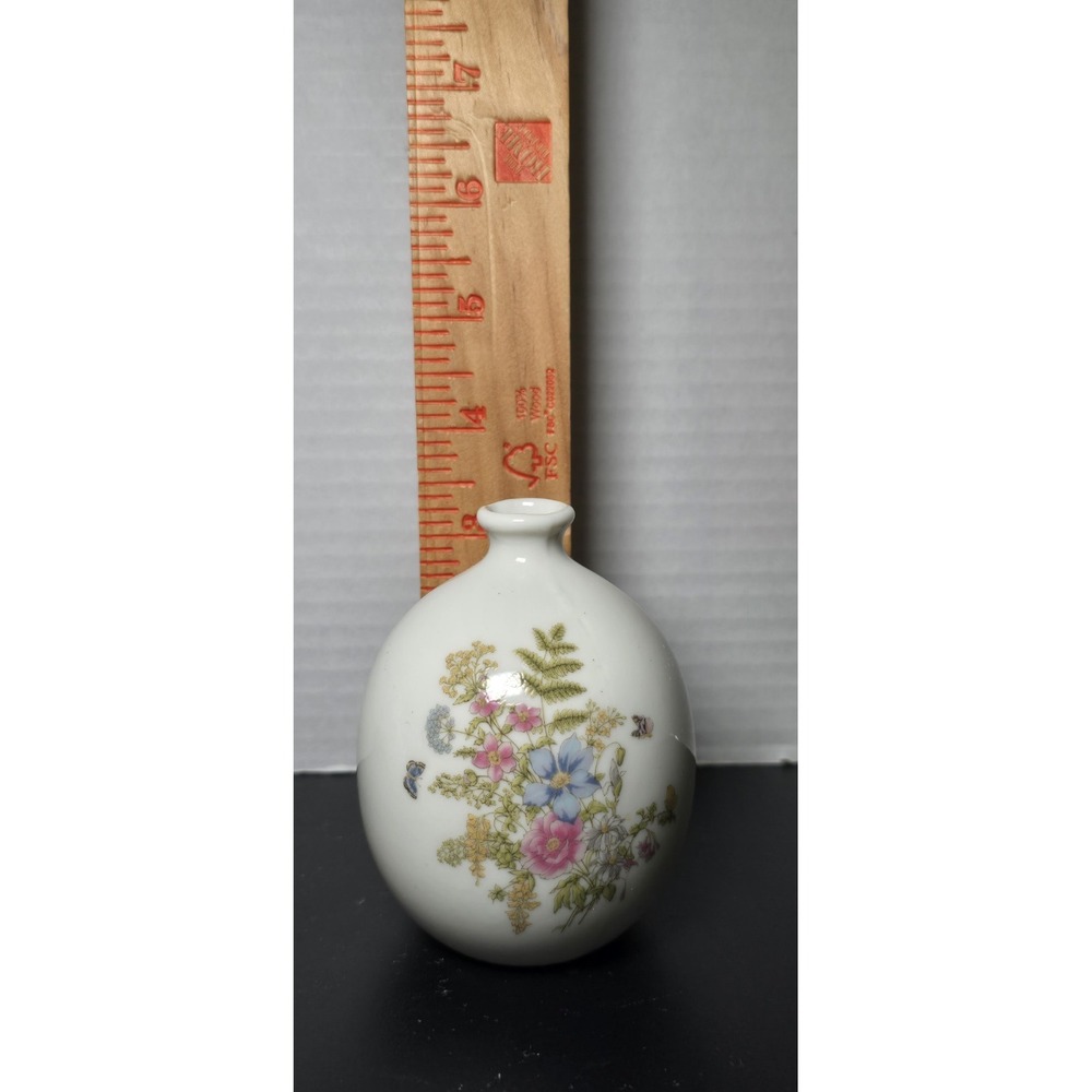 Vintage Fenton Bud Vase With Flower Takashara - Picture 6 of 6